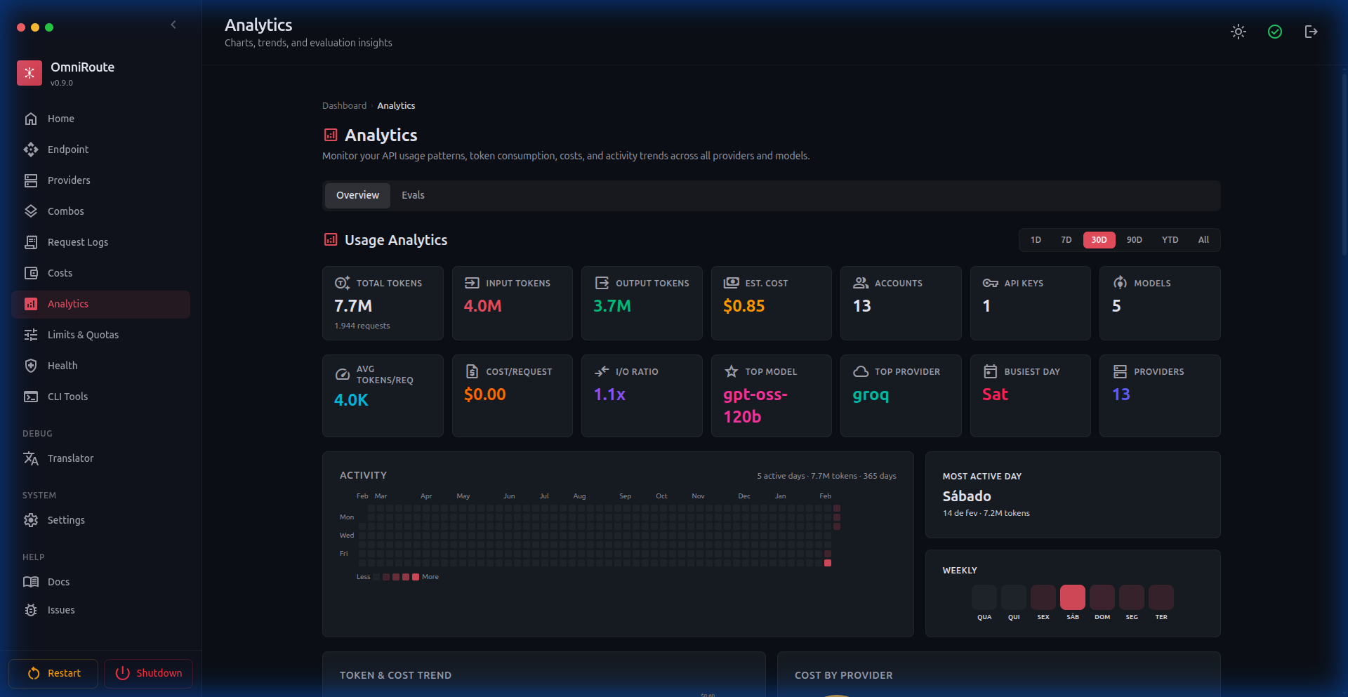 开源免费的AI网关服务,海量免费额度在这里聚合